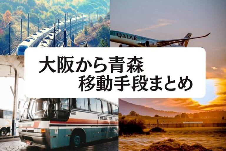 22年度版 大阪から青森の移動手段まとめ 飛行機 新幹線の値段と所要時間を徹底比較 移動手段比較 Com移動手段比較 Com