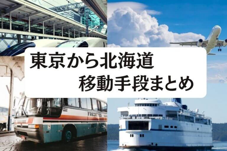 22年度版 東京から北海道の移動手段まとめ 飛行機 新幹線 フェリーの値段と所要時間を徹底比較 移動手段比較 Com移動手段比較 Com