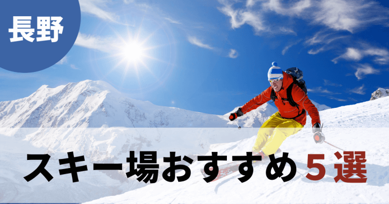 22年 長野スキー場おすすめランキング5選 初心者でも簡単に選べる方法もご紹介 移動手段比較 Com移動手段比較 Com